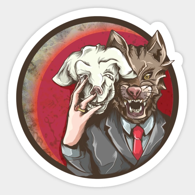 Hypocrite Sticker by ijoneon